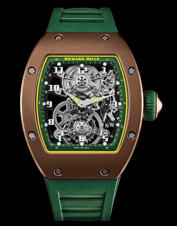 Richard Mille RM 17-01 Tourbillon Brown Cermet Replica Watch